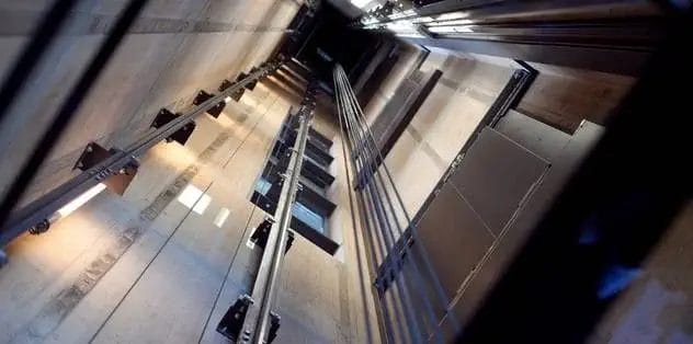 A lift shaft