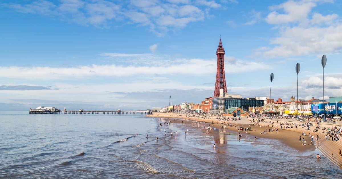 Blackpool beach